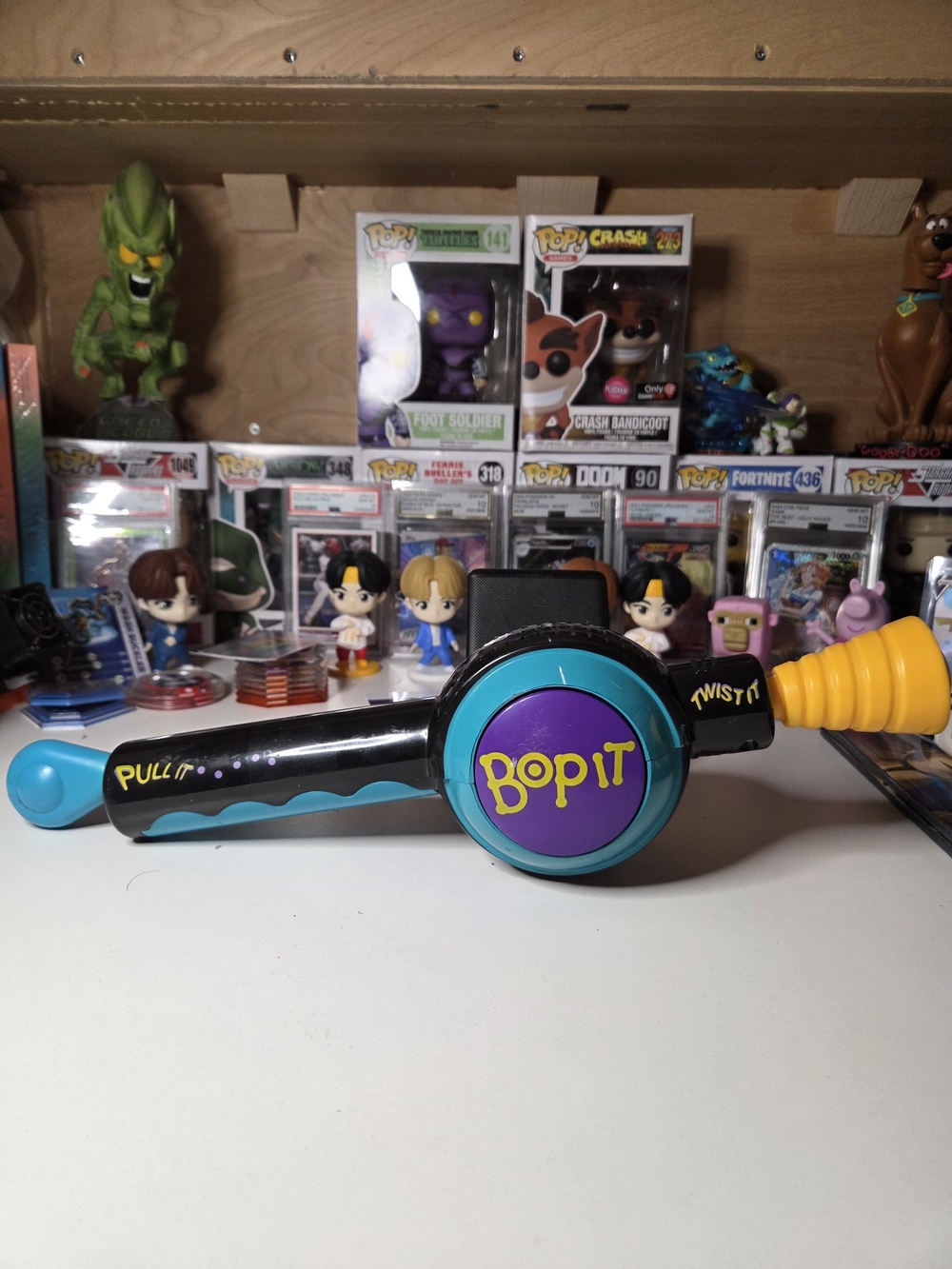 Bop It! Classic Electronic Handheld Game - Black, Teal & Purple